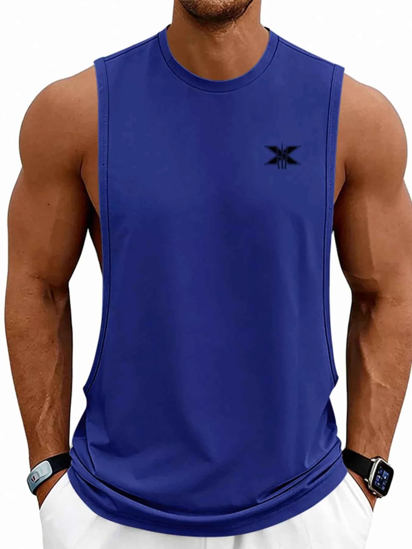 Men's Full Size Round Neck Tank Plus Size