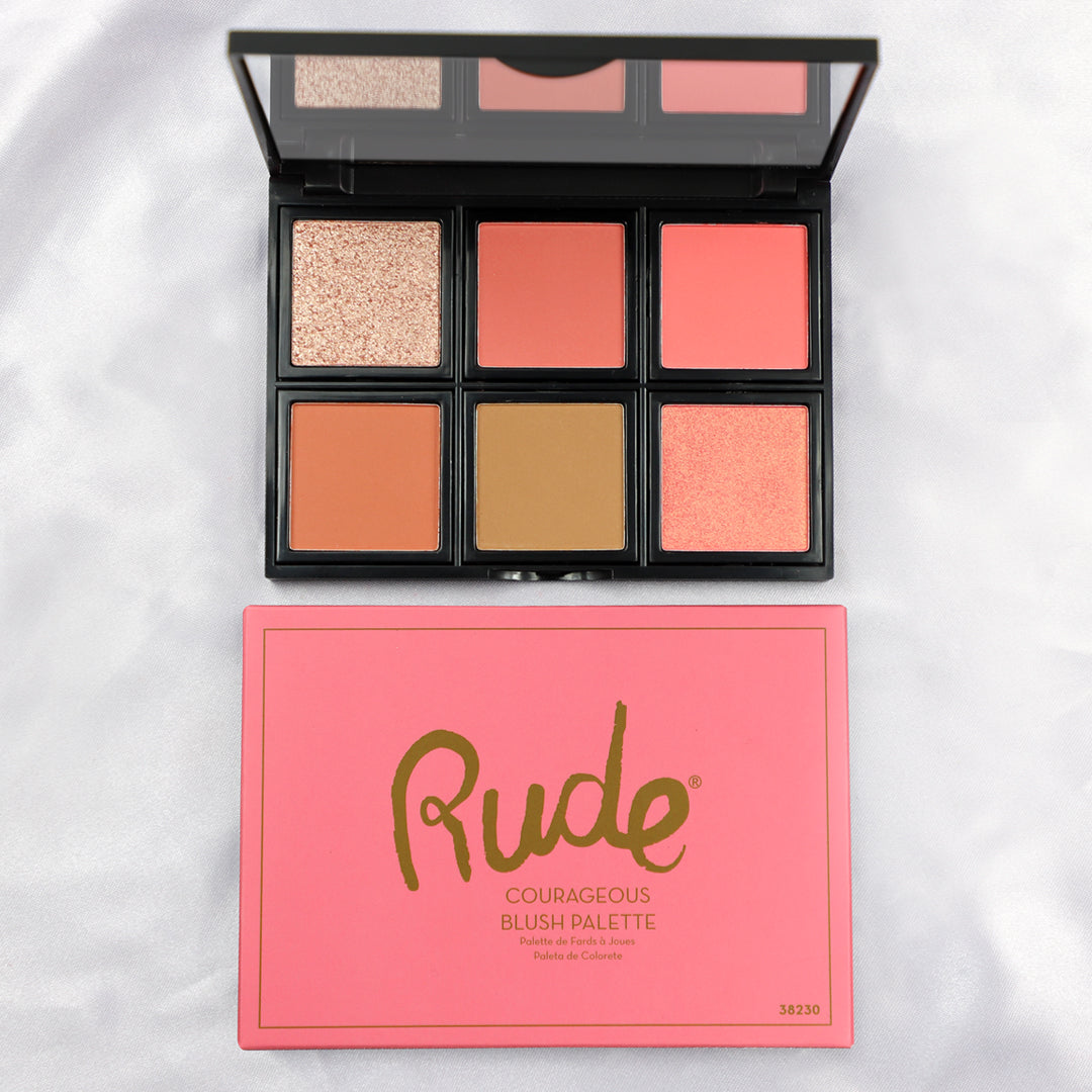 RUDE Courageous Blush Palette 0.634 oz
