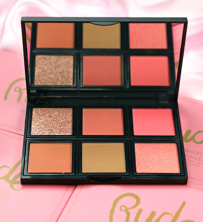 RUDE Courageous Blush Palette 0.634 oz