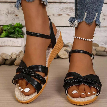 Open Toe Wedge Sandals