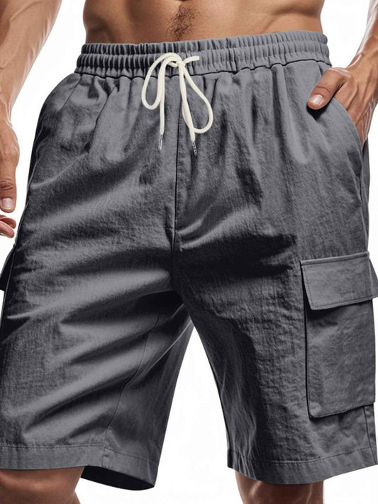 Men's Full Size Casual Lightweight Cargo Shorts Plus Size