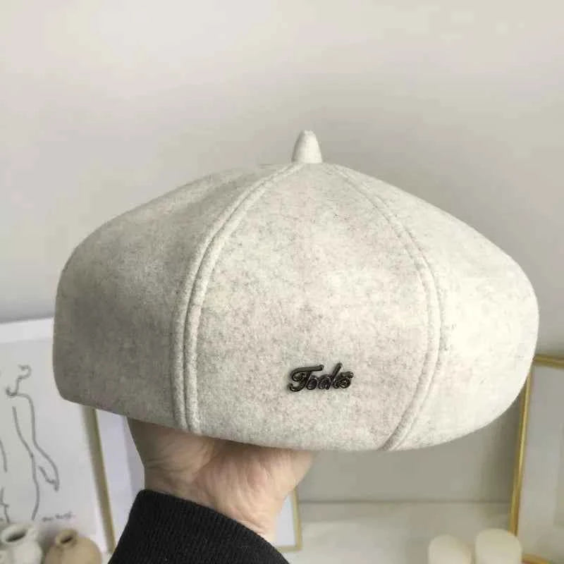 Solid Color Beret Hat