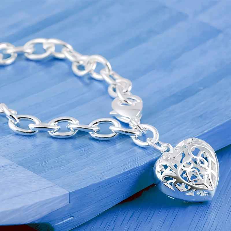 Elegant Stainless Steel Heart Pendant