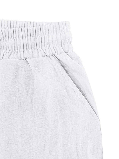 Men's Full Size Relaxed Fit Cargo Drawstring Pants Plus Size