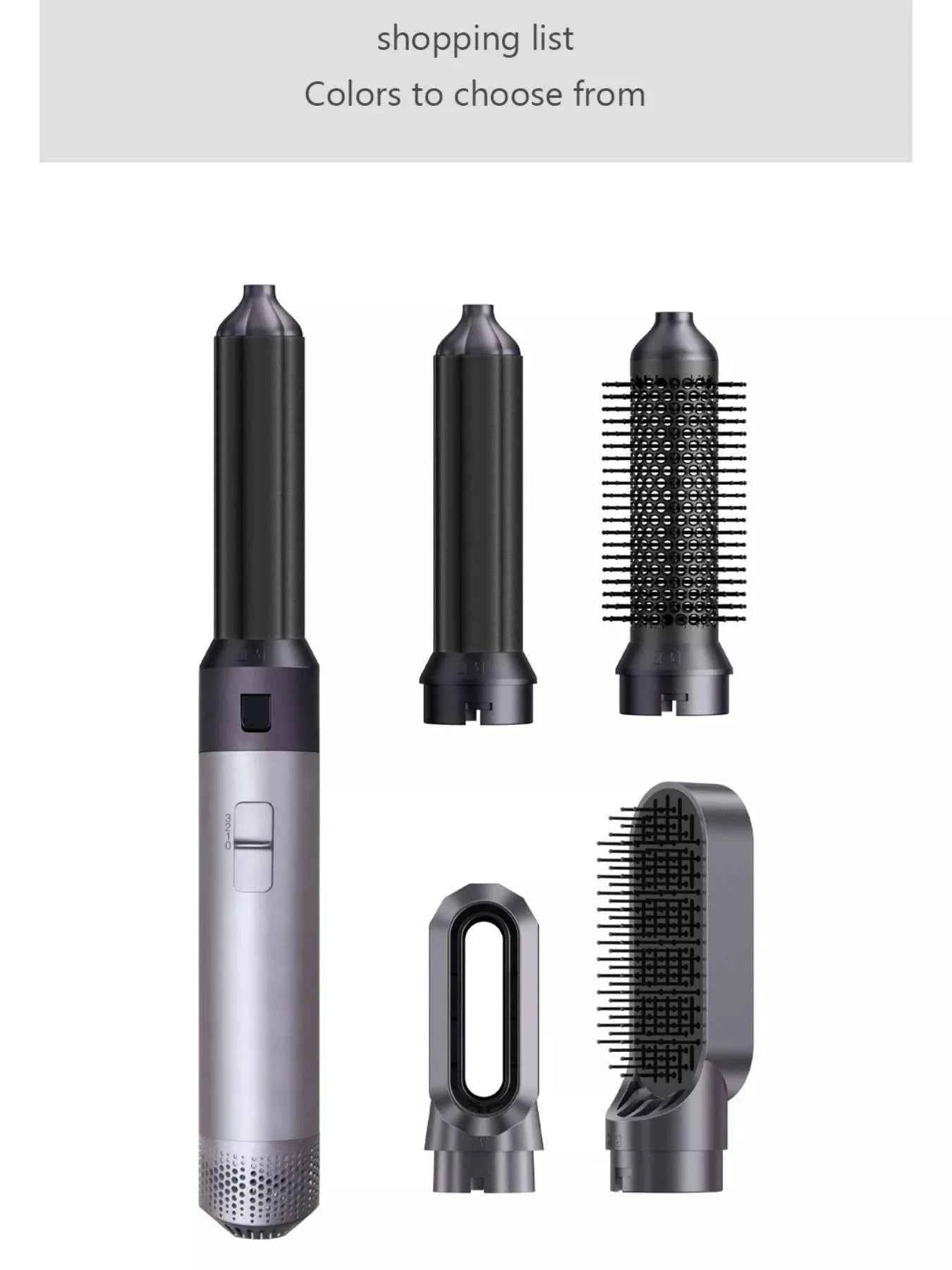 6-in-1 Interchangeable Head Curling Iron