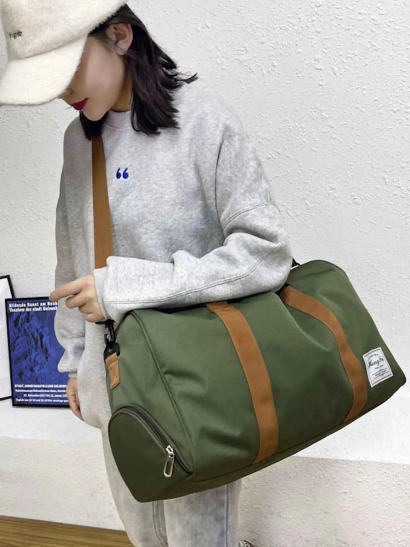 Oxford Cloth Duffel Travel Bag