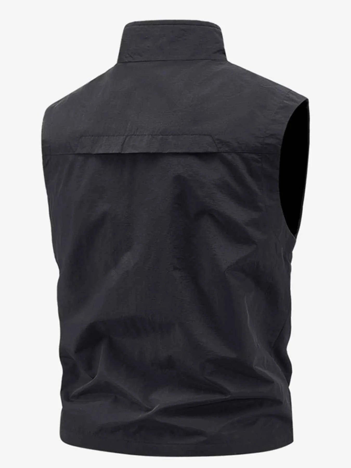 Men's Plus Size Lightweight Multi-Pocket Outdoor Vest