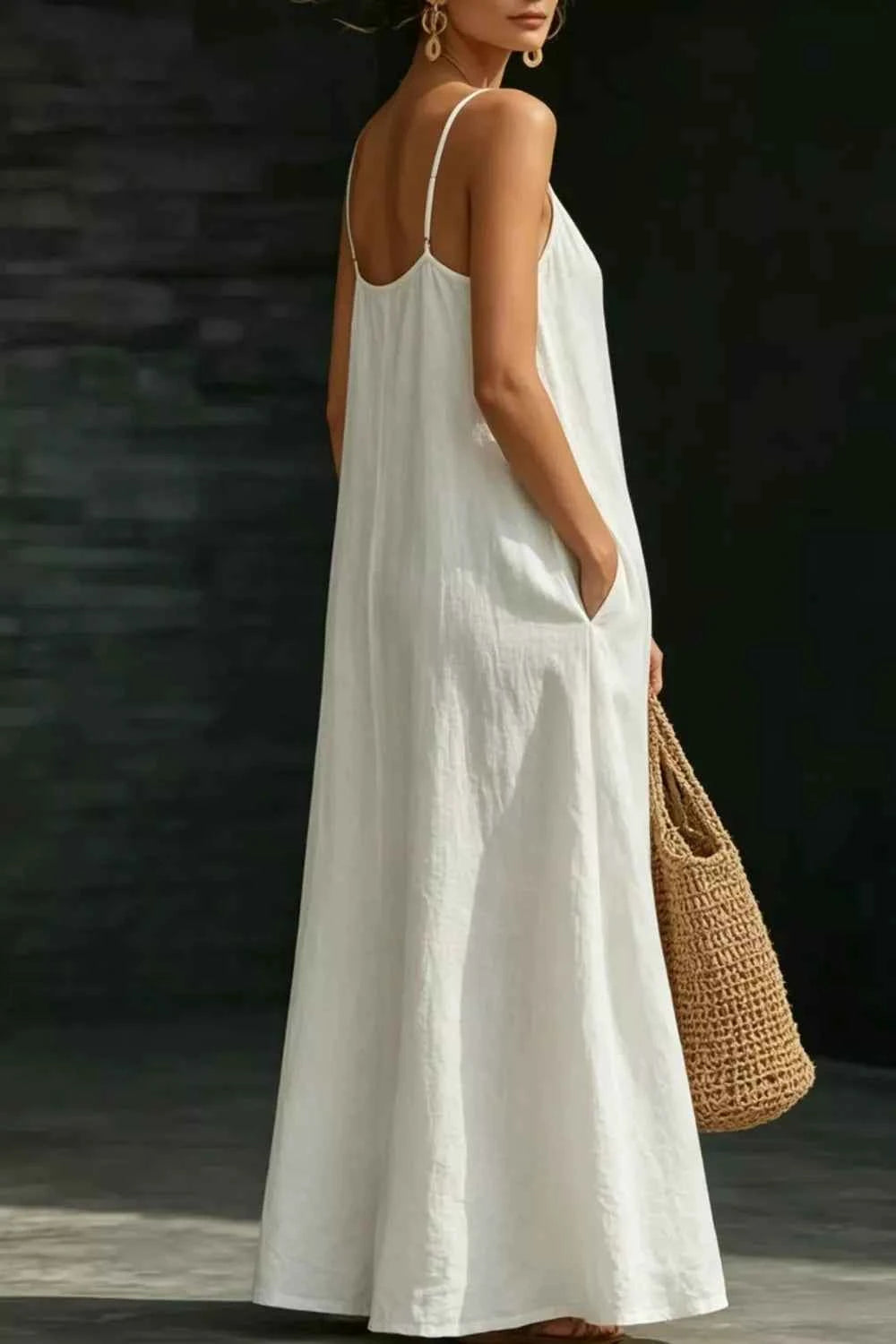 Sleeveless Loose Fit Maxi Dress