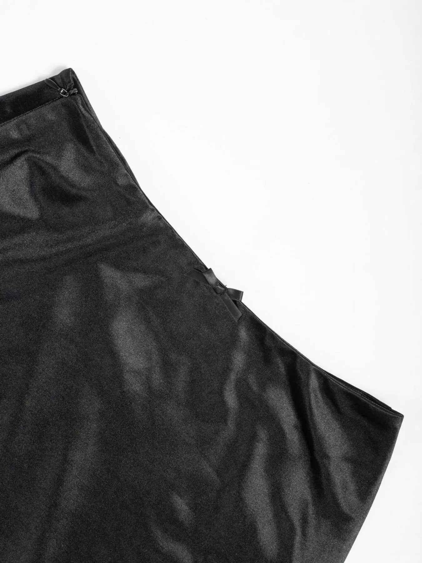 Satin Midi Skirt