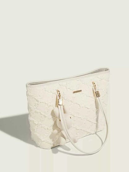 Textured Tote Shoulder Bag