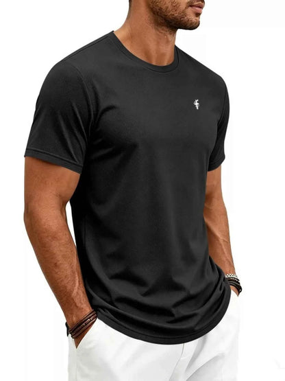 Men's Full Size Classic Fit Crew Neck T-Shirt Plus Size