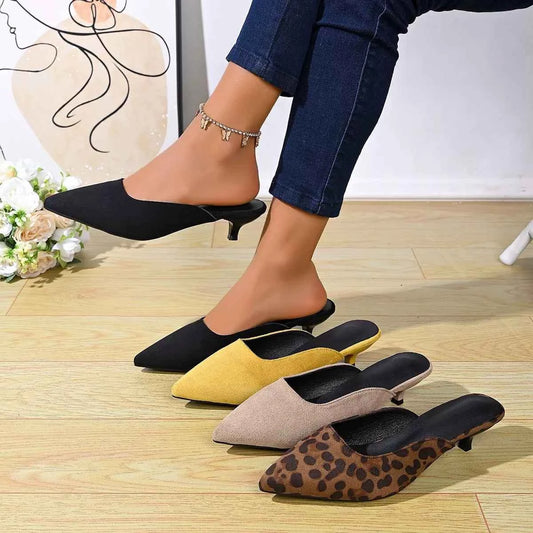 Point Toe Kitten Heels Pumps