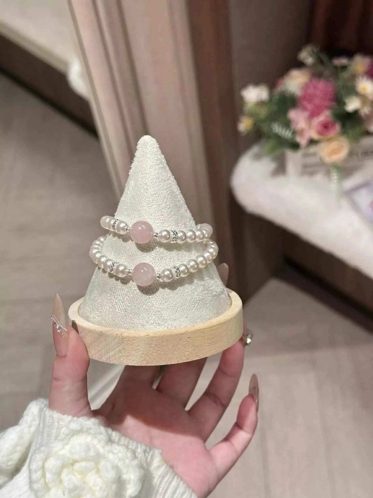 Alloy Pearl Bracelet