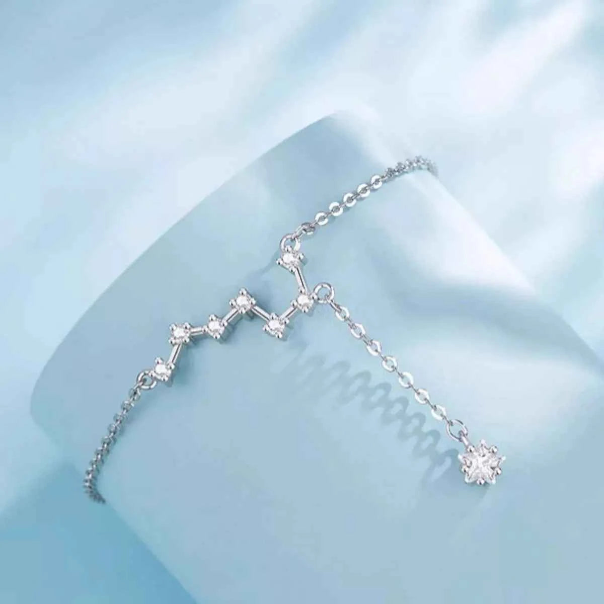 925 Sterling Silver Zircon Anklet Bracelets