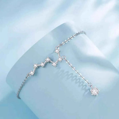 925 Sterling Silver Zircon Anklet Bracelets