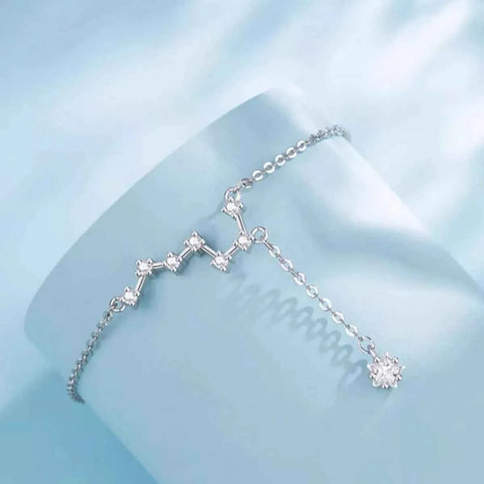 925 Sterling Silver Zircon Anklet Bracelets