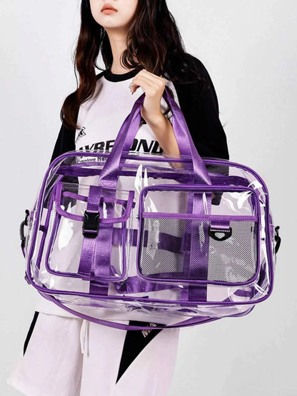 Transparent PVC Travel Duffel Bag