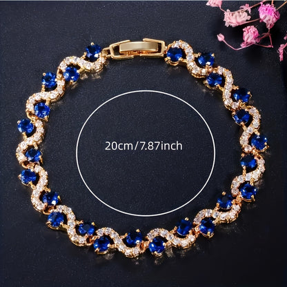 Colourful Wave Stone Bracelet