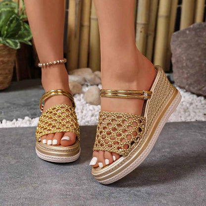 Open Toe Wedge Sandals