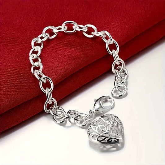 Elegant Stainless Steel Heart Pendant