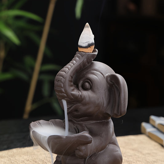 Elephant Reverse Flow Incense Holder