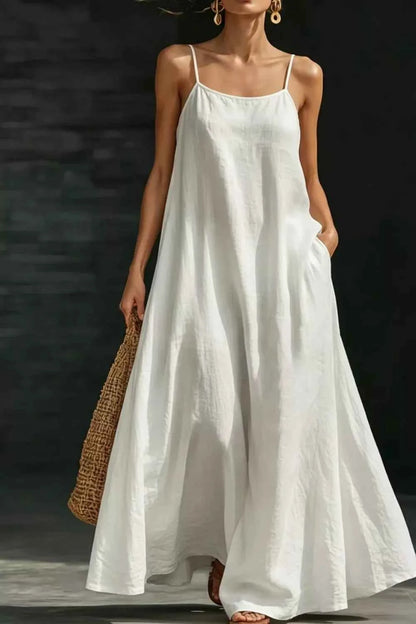 Sleeveless Loose Fit Maxi Dress