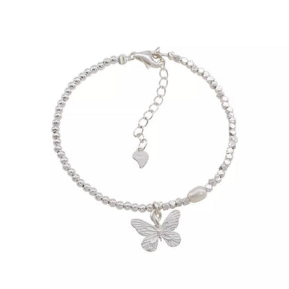 925 Sterling Silver Butterfly Bracelet