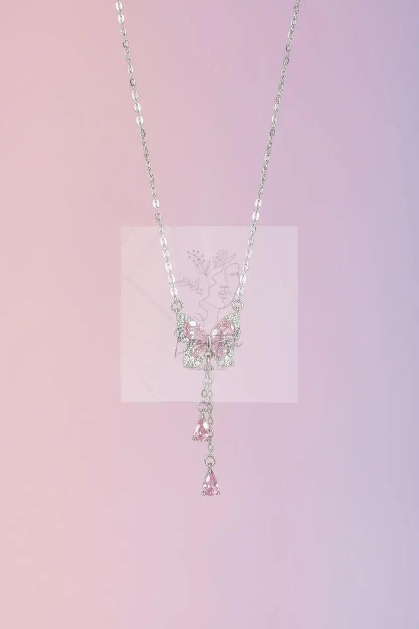 925 Sterling Silver Butterfly Necklace