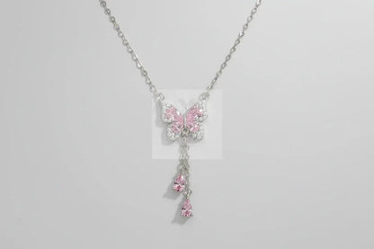 925 Sterling Silver Butterfly Necklace