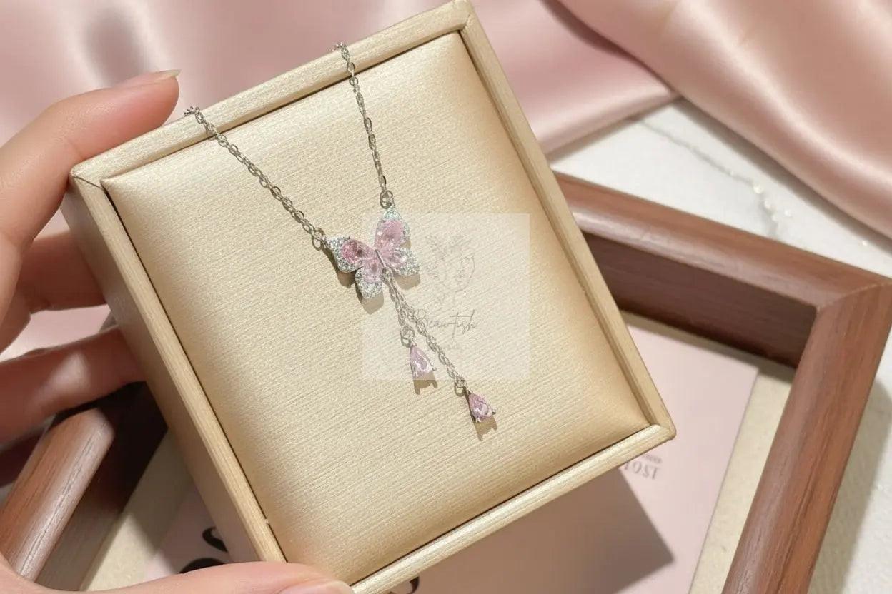 925 Sterling Silver Butterfly Necklace