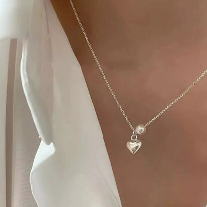 925 Sterling Silver Heart Necklace
