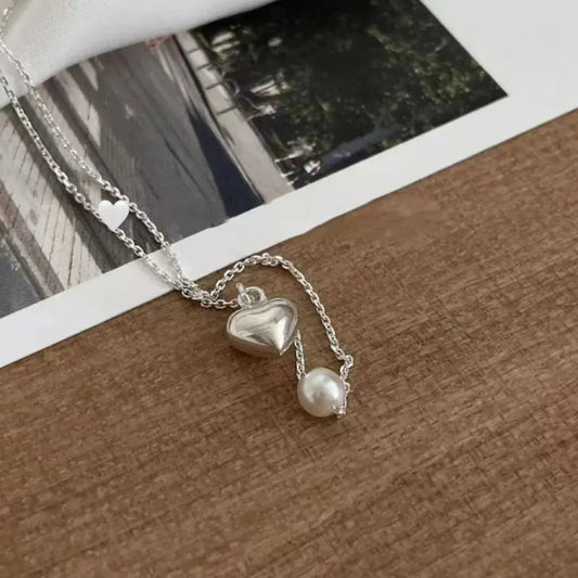 925 Sterling Silver Heart Necklace