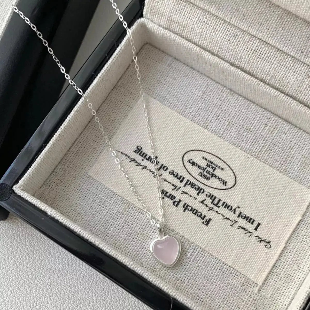 925 Sterling Silver Heart Pendant Necklace