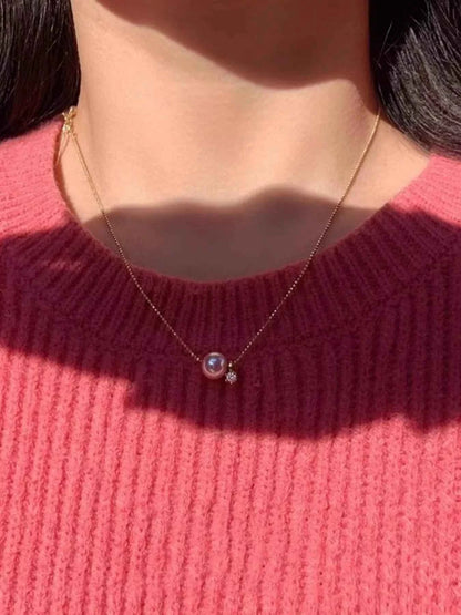925 Sterling Silver Pearl Necklace