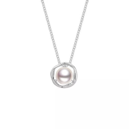 Sterling Silver Pearl Necklace
