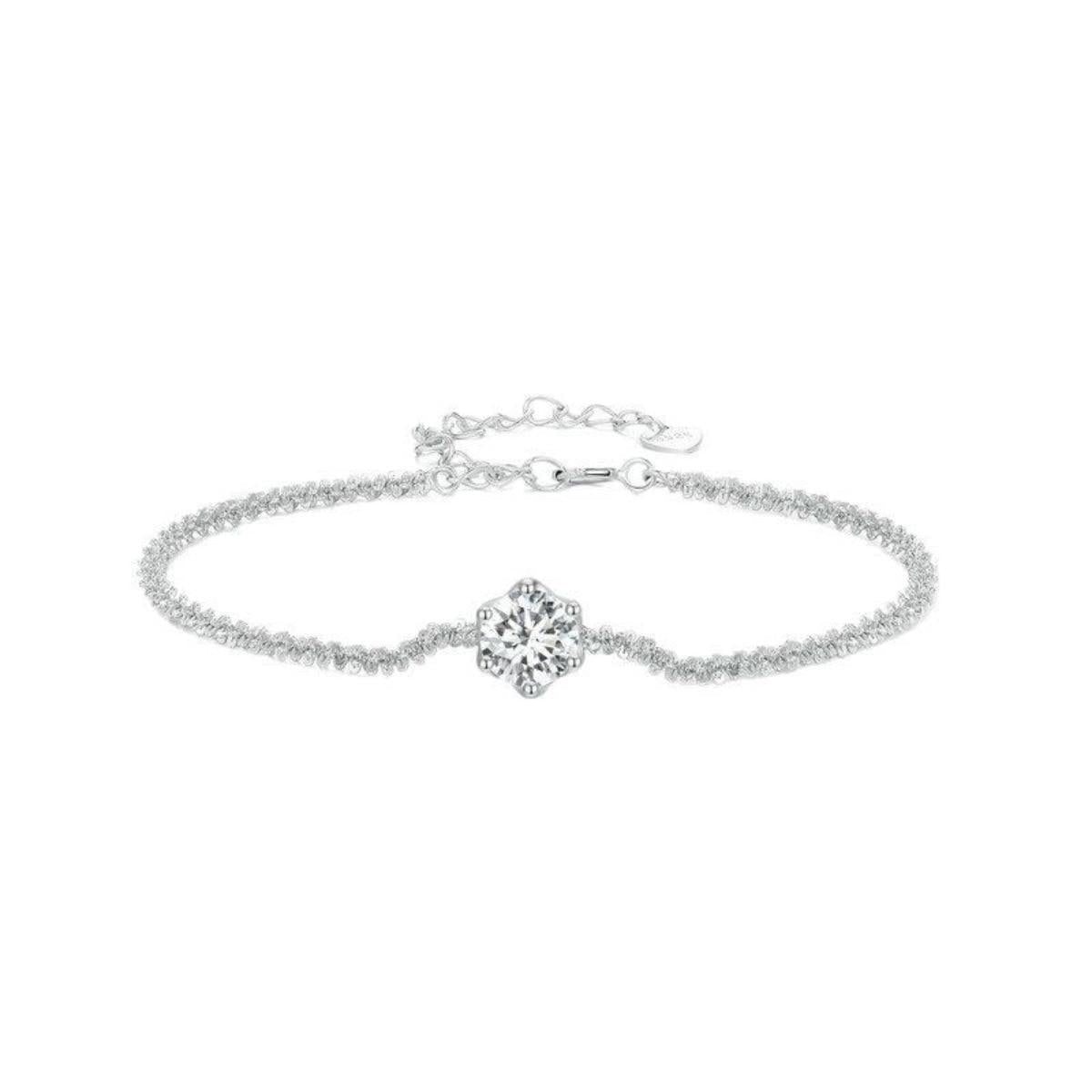925 Sterling Silver Zircon Bracelet