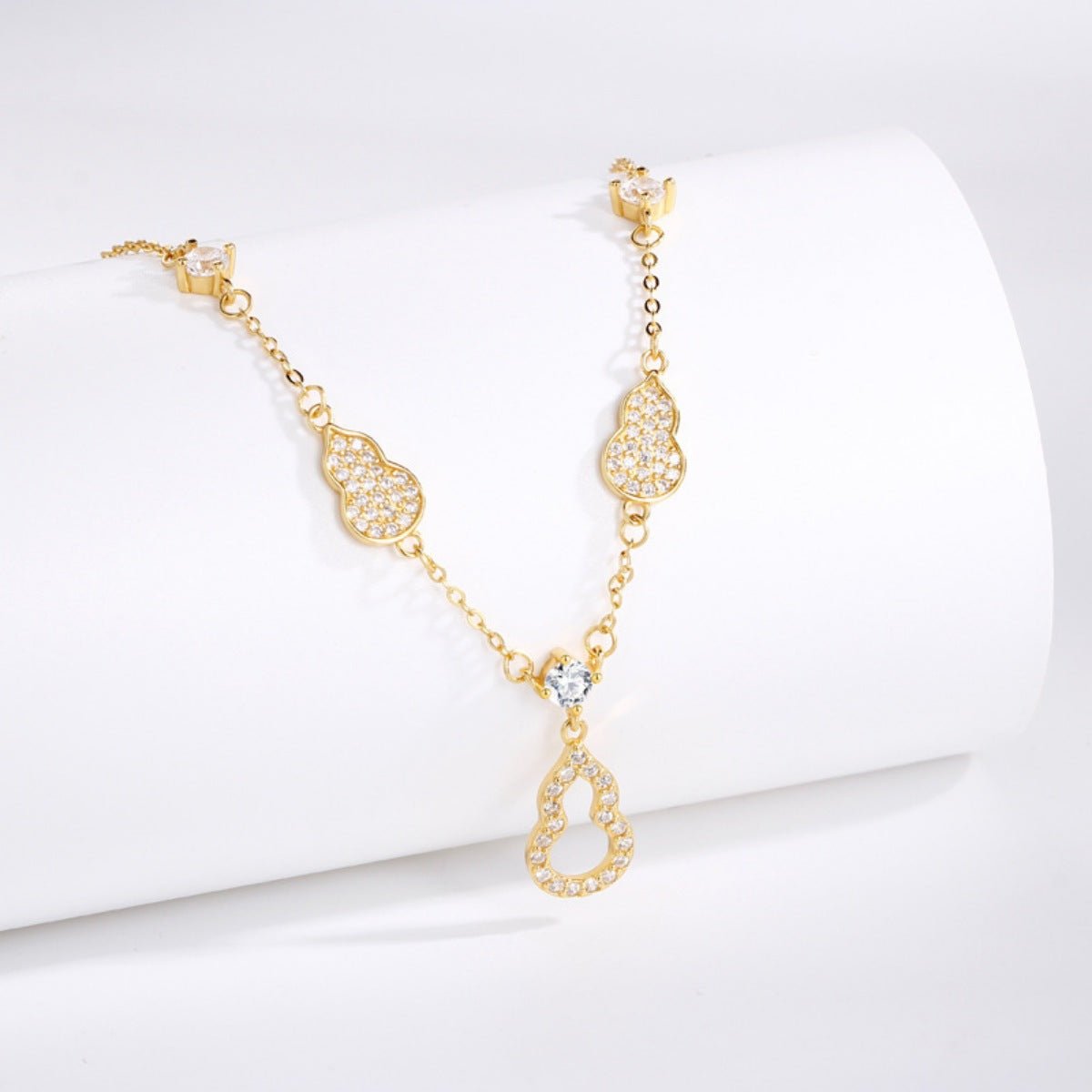 Sterling Silver Gourd Necklace