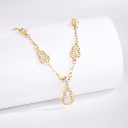 Sterling Silver Gourd Necklace
