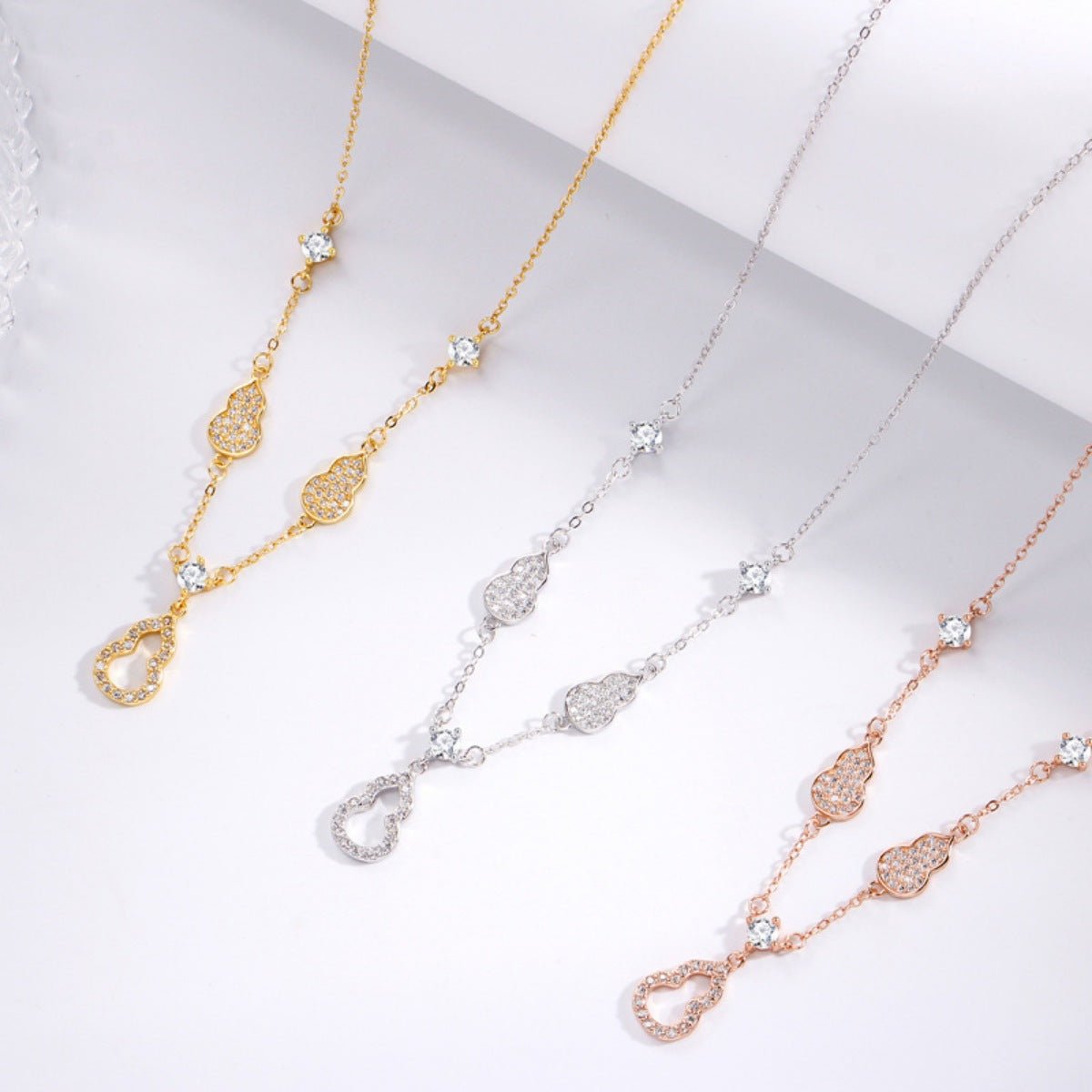 Sterling Silver Gourd Necklace