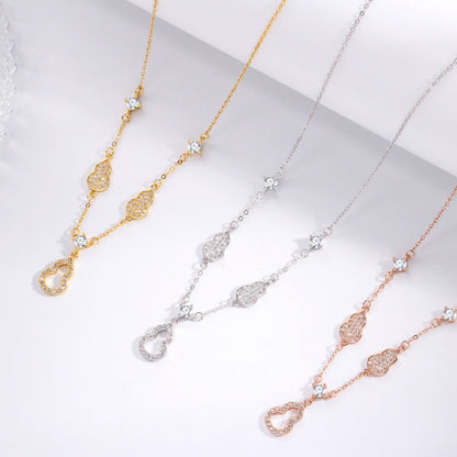 Sterling Silver Gourd Necklace