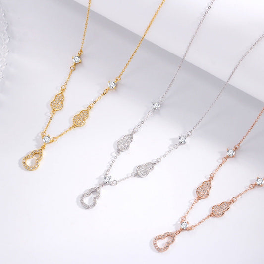 Sterling Silver Gourd Necklace