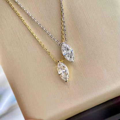 925 Sterling Silver Zircon Pendant Necklace