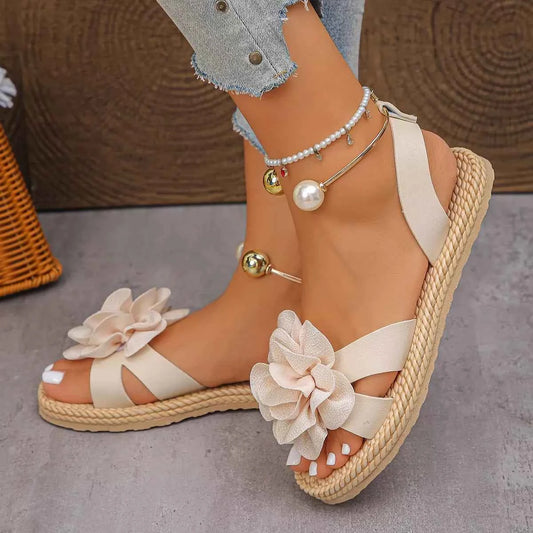 Flower Open Toe Sandals