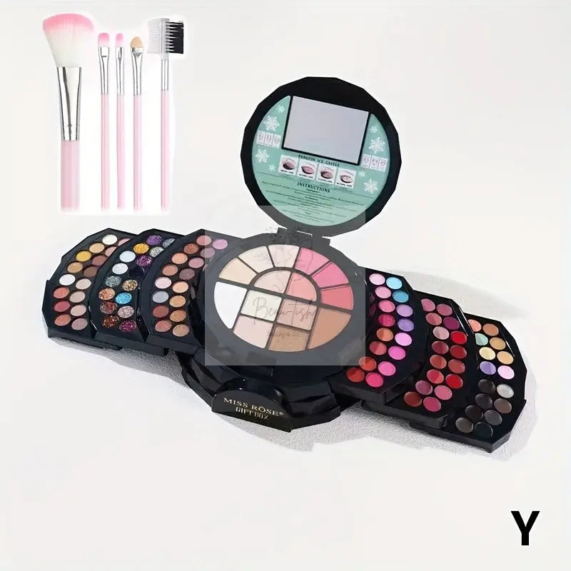 109 Color Full Set Women's Makeup Gift Box with Mirror - Beau-tish Beau-tish