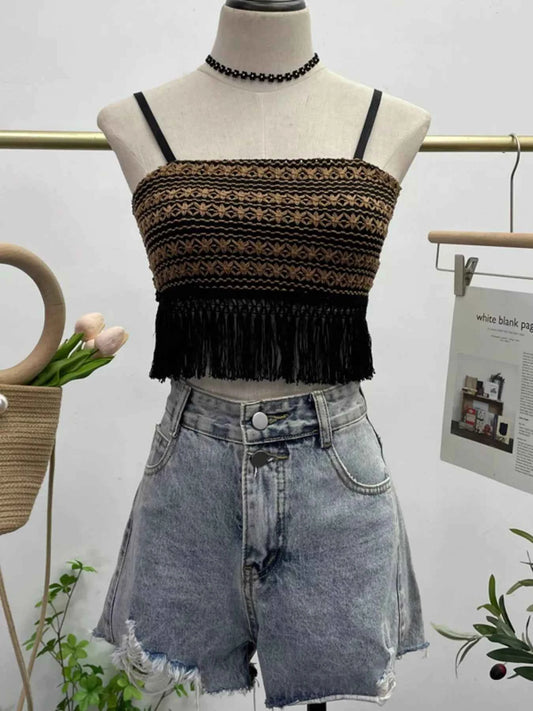 Fringe Knit Cami