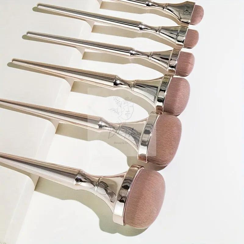 9pcs Drunk Golden Makeup Brush Set