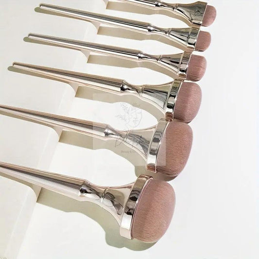 9pcs Drunk Golden Makeup Brush Set