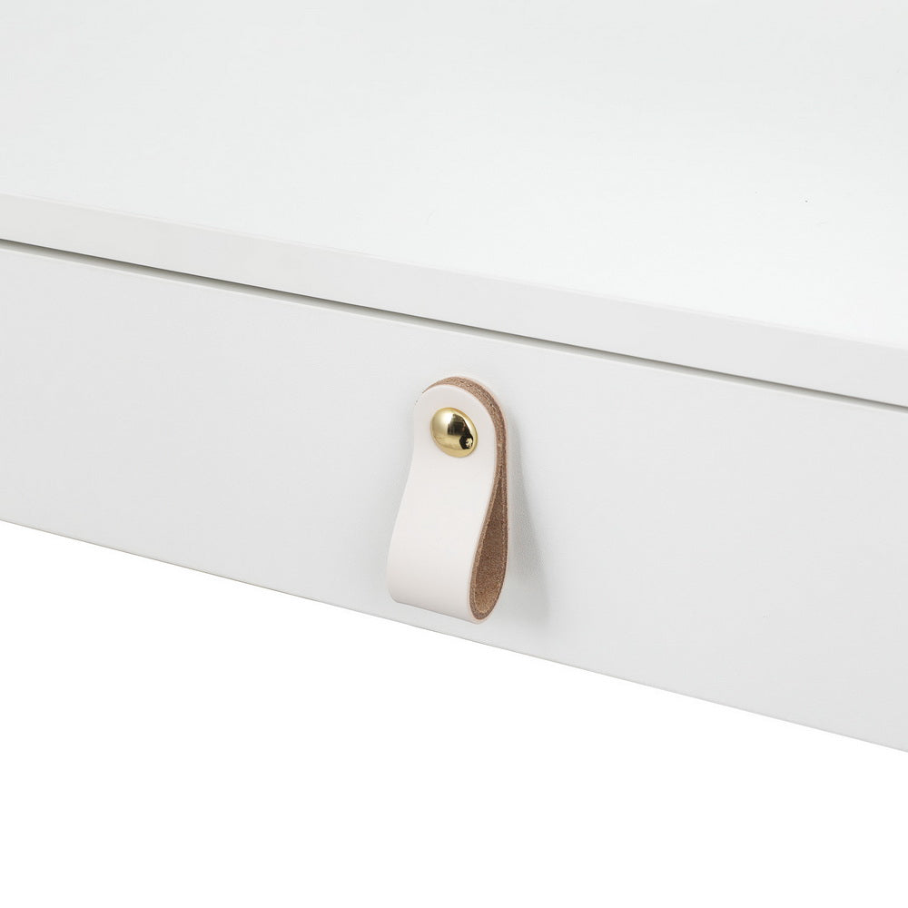 Artiss Daphne Floating LED Dressing Table – White