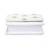 Pearl Floral Silk Clutch in White