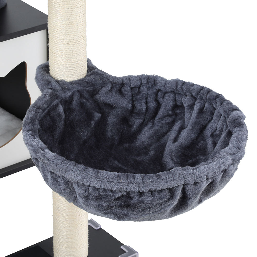 Pet Cat Tree Tower 144cm – Scratching Post, Condo, Bed & Play Centre